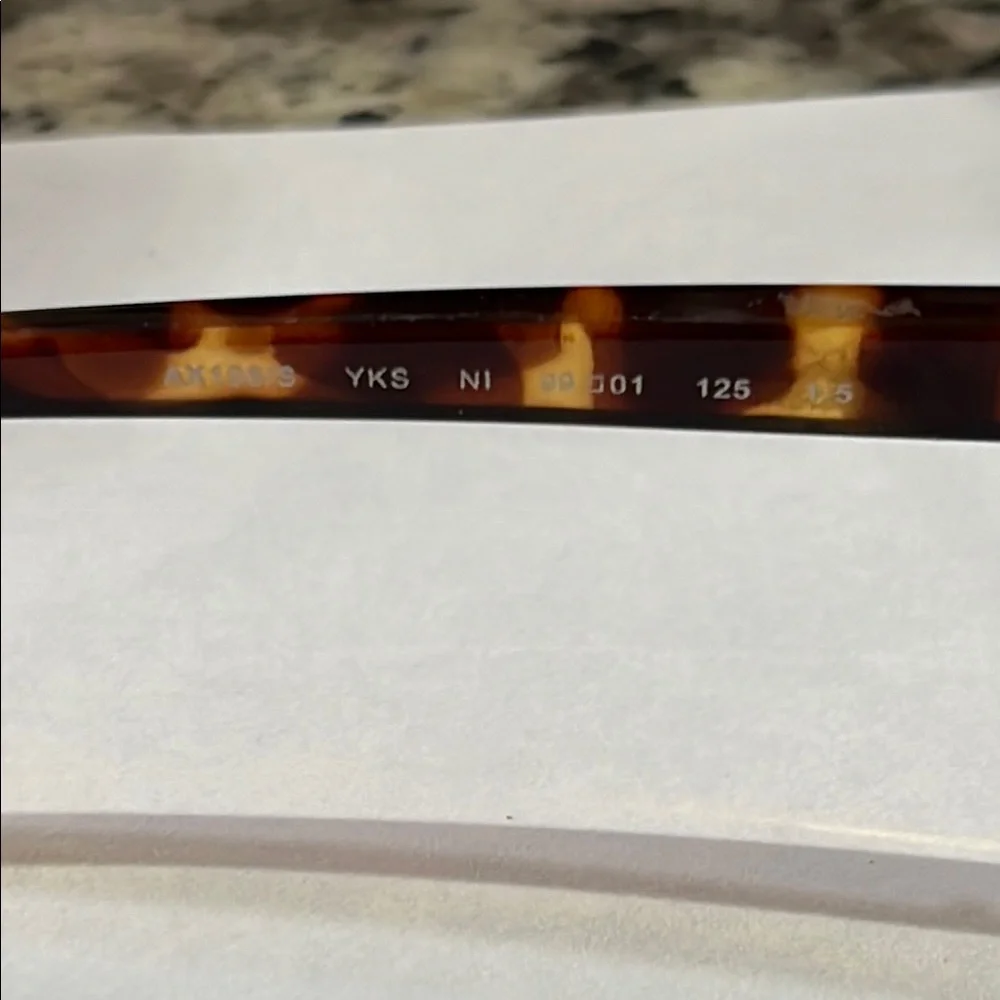 A/X Armani Exchange Brown Shield Sunglasses